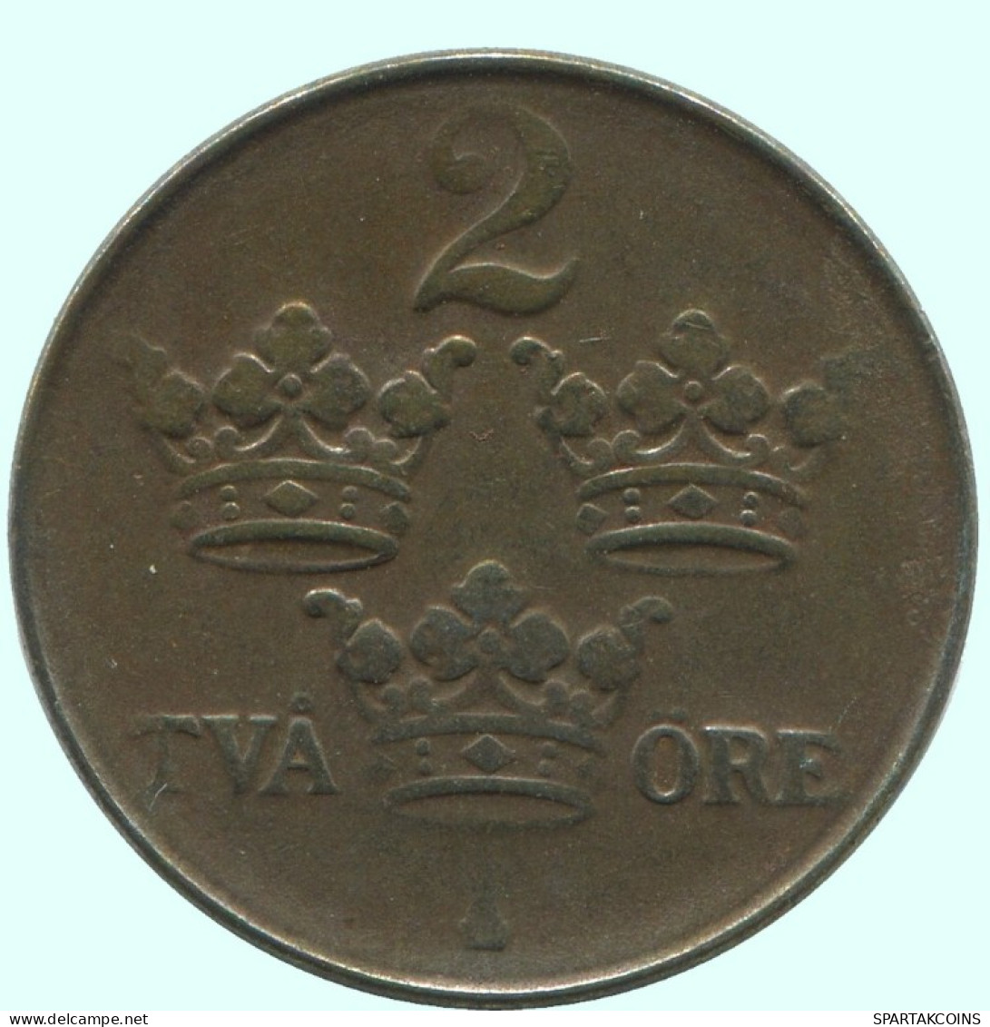 2 ORE 1917 SWEDEN Coin #AC817.2.U.A - Schweden