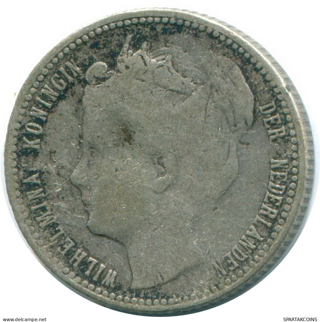 1/4 GULDEN 1900 CURACAO NIEDERLANDE SILBER Koloniale Münze #NL10482.4.D.A - Curacao