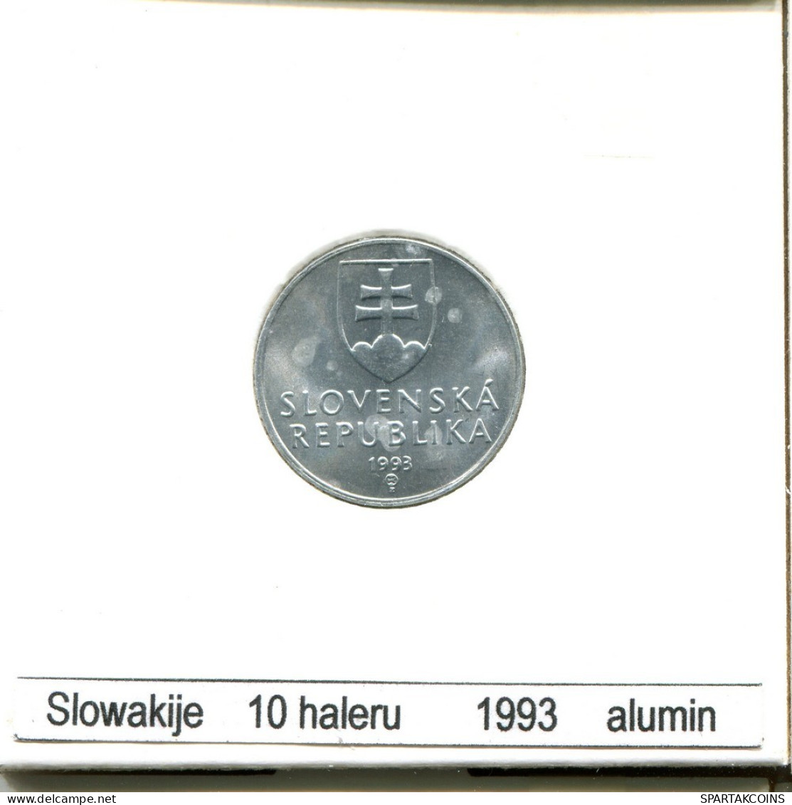 10 HALIEROV 1993 ESLOVAQUIA SLOVAKIA Moneda #AS567.E.A - Slovaquie