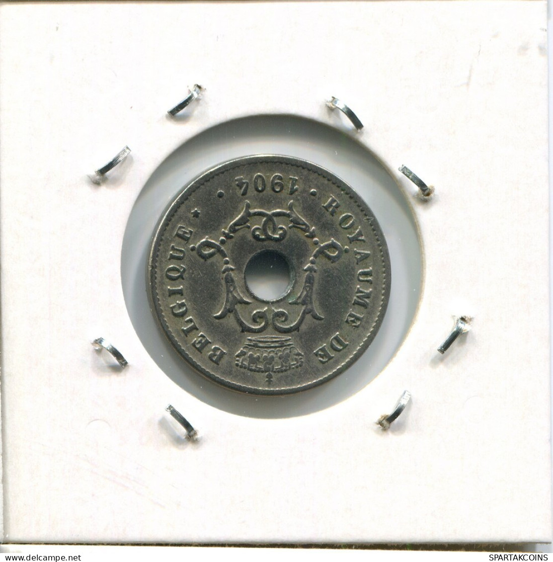 10 CENTIMES 1904 Französisch Text BELGIEN BELGIUM Münze #AR416.D.A - 10 Cents