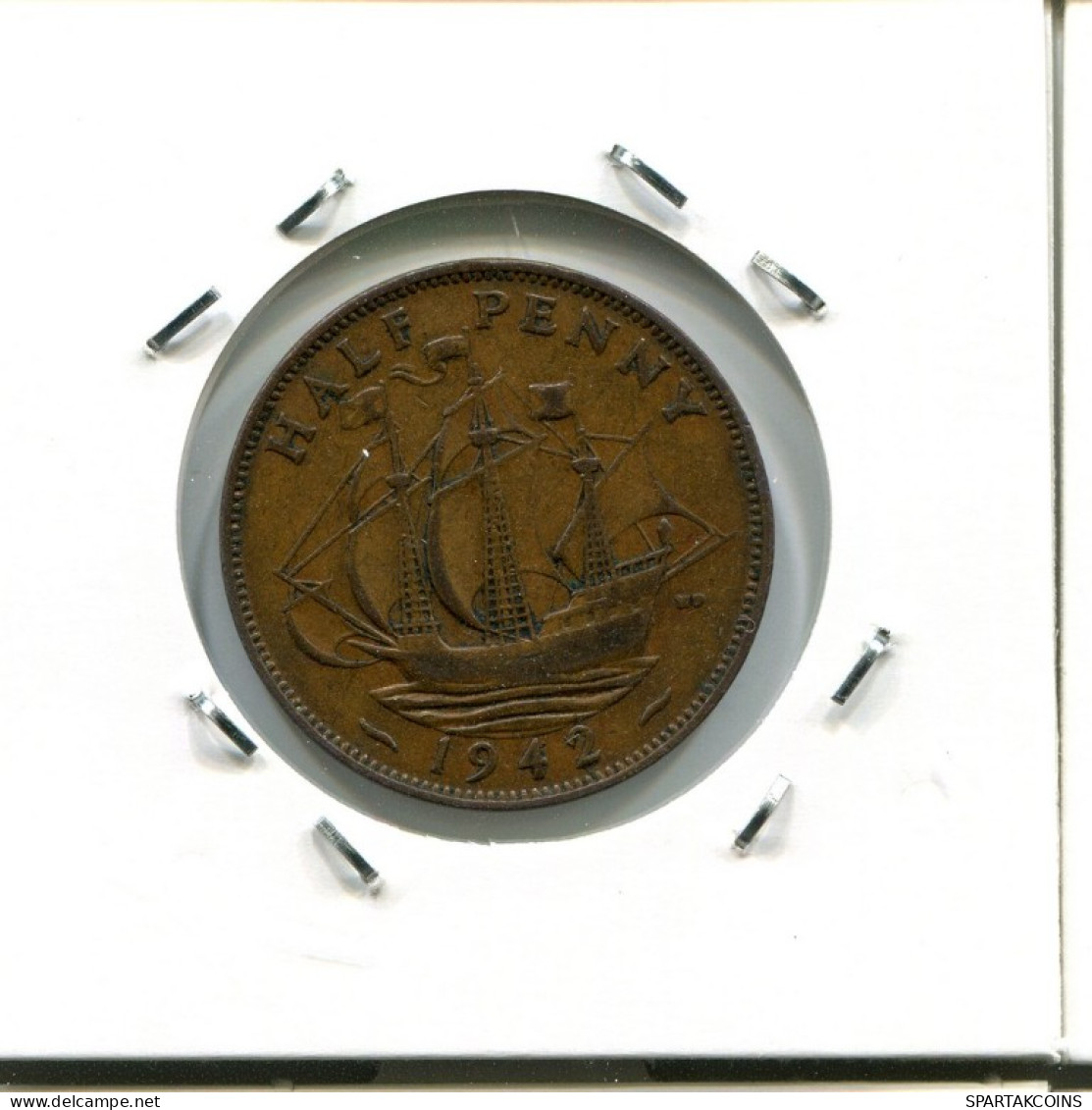 PENNY 1942 UK GRANDE-BRETAGNE GREAT BRITAIN Pièce #AN595.F.A - D. 1 Penny