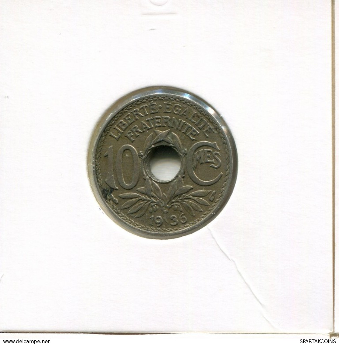 10 CENTIMES 1936 FRANCE Pièce Française #AK796.F.A - 10 Centimes