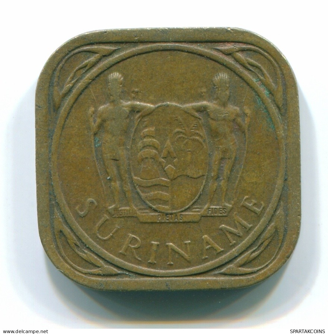 5 CENTS 1972 SURINAME NÉERLANDAIS NETHERLANDS Nickel-Brass Colonial Pièce #S13053.F.A - Surinam 1975 - ...