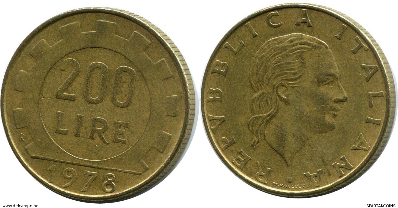 200 LIRE 1978 ITALIEN ITALY Münze #AZ508.D.A - 200 Lire