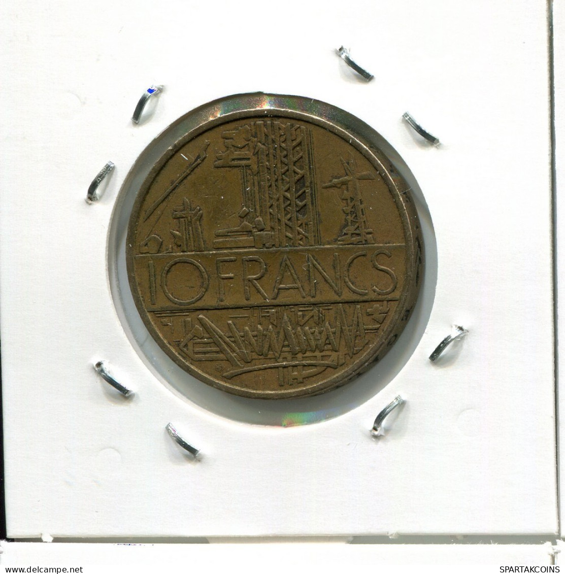 10 FRANCS 1977 FRANKREICH FRANCE Französisch Münze #AP040.D.A - 10 Francs