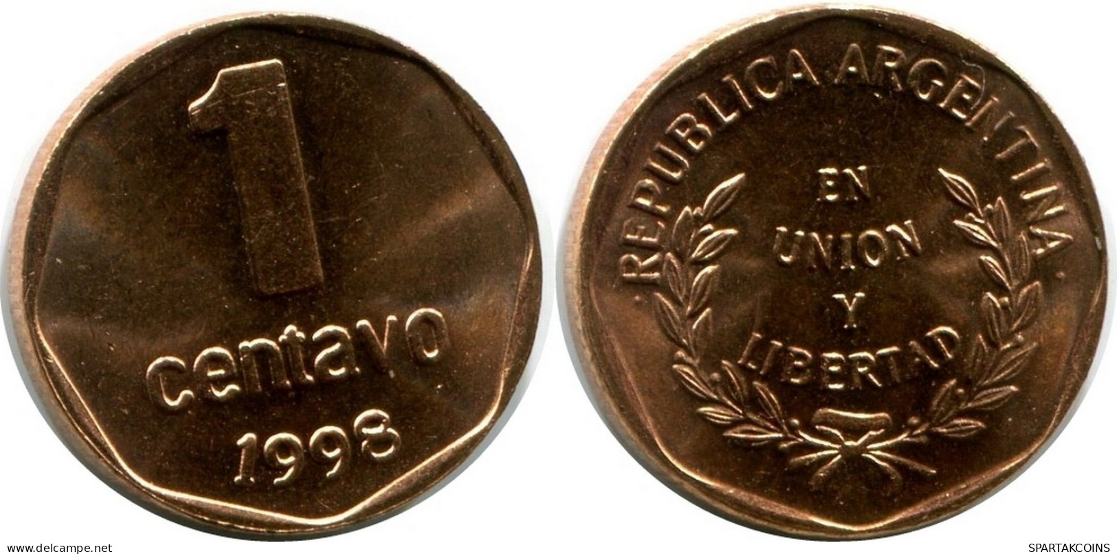 1 CENTAVO 1998 ARGENTINA Moneda UNC #M10067.E.A - Argentine