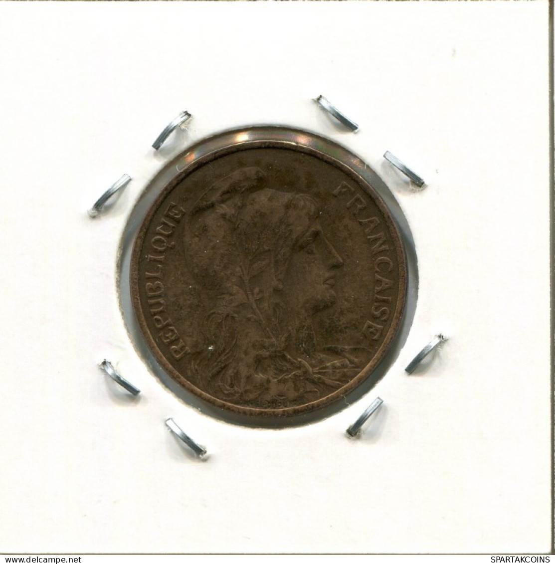 5 CENTIMES 1906 FRANCIA FRANCE Moneda #AM009.E.A - 5 Centimes