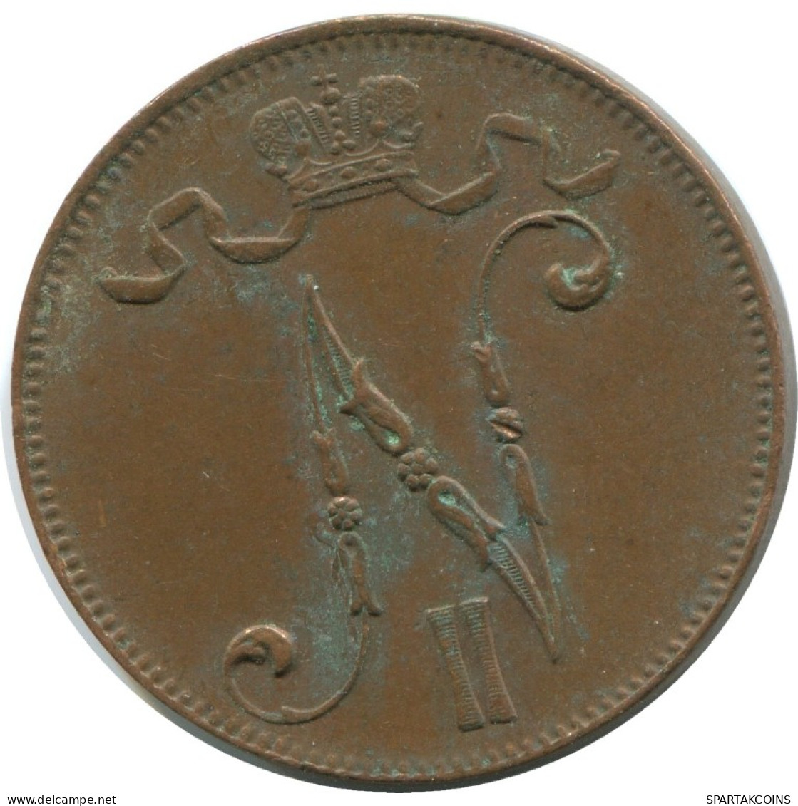 5 PENNIA 1916 FINLAND Coin RUSSIA EMPIRE #AB178.5.U.A - Finlande