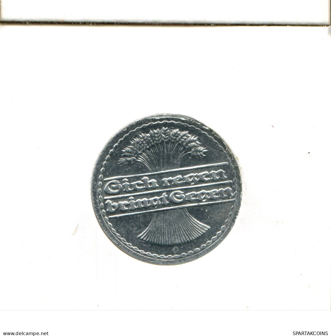 50 PFENNIG 1922 G GERMANY Coin #AW470.U.A - 50 Rentenpfennig & 50 Reichspfennig
