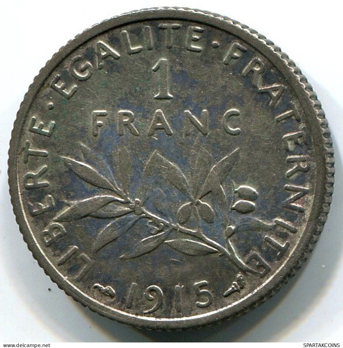 1 FRANC 1915 FRANCE Coin XF+ #W10503.24.U.A - 1 Franc