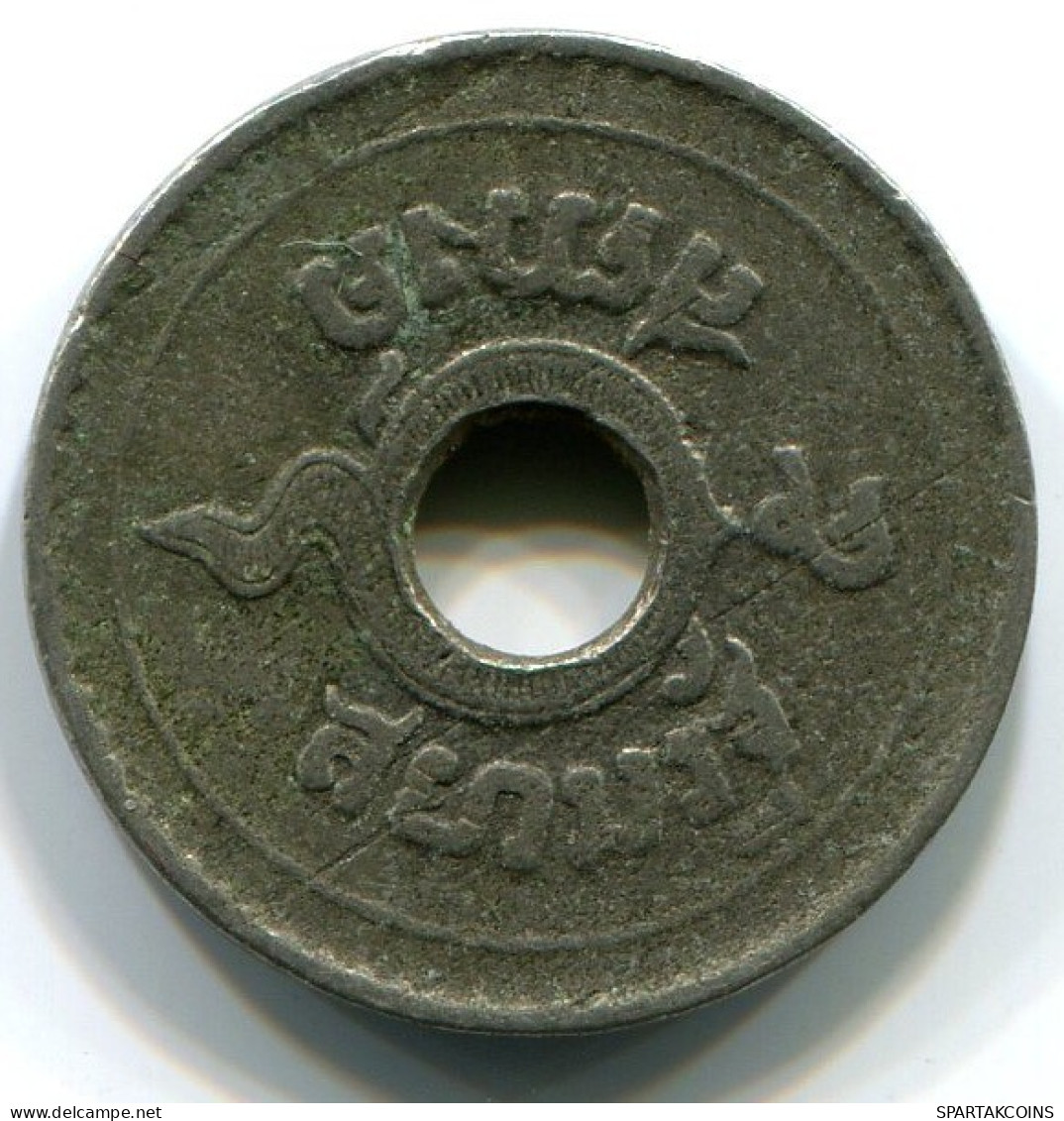 5 SATANG 1908-1937 THAILAND King RAMA VIII Coin #W10751.U.A - Thaïlande