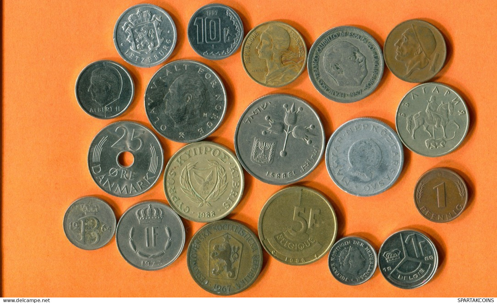Collection MUNDO Moneda Lote Mixto Diferentes PAÍSES Y REGIONES #L10051.2.E.A - Other & Unclassified