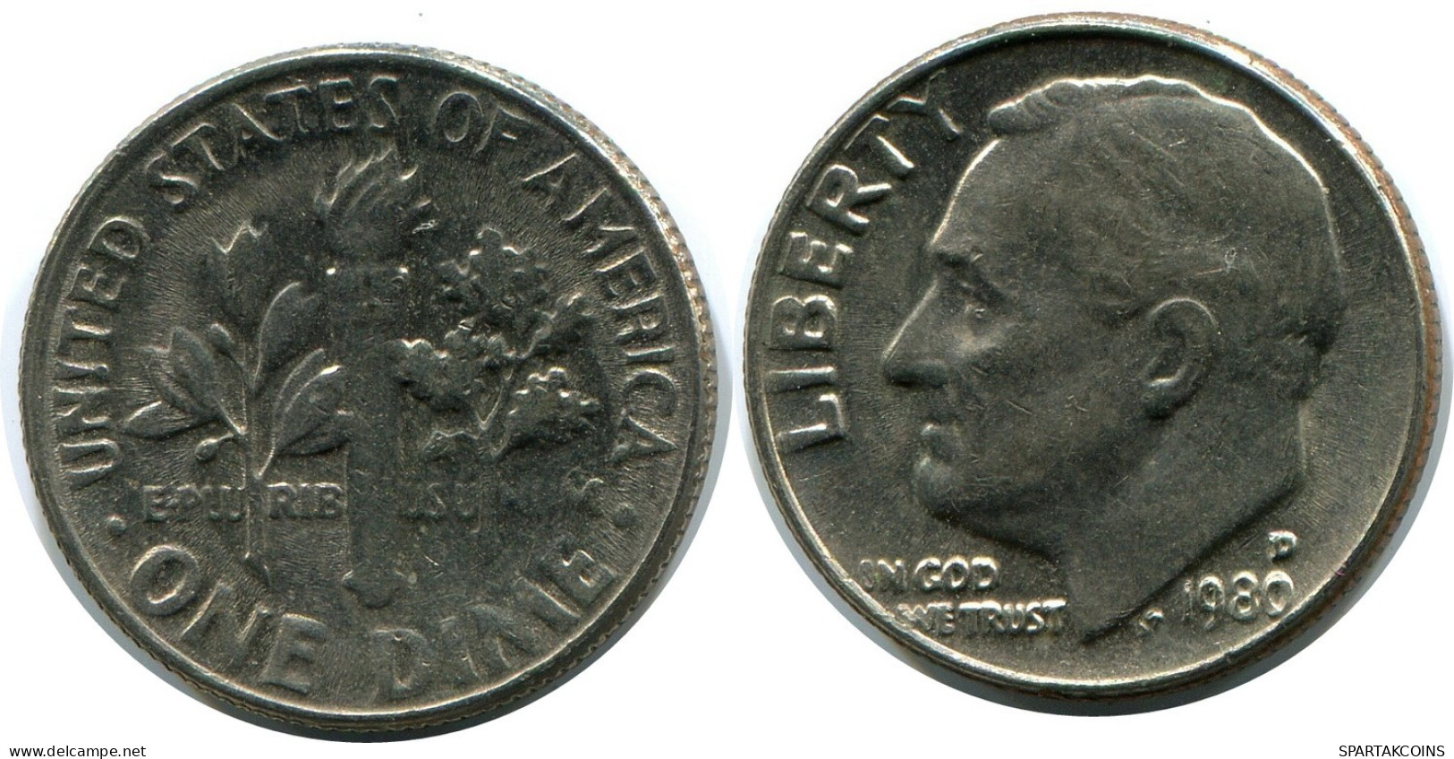10 CENTS 1980 USA Münze #AZ247.D.A - 2, 3 & 20 Cent