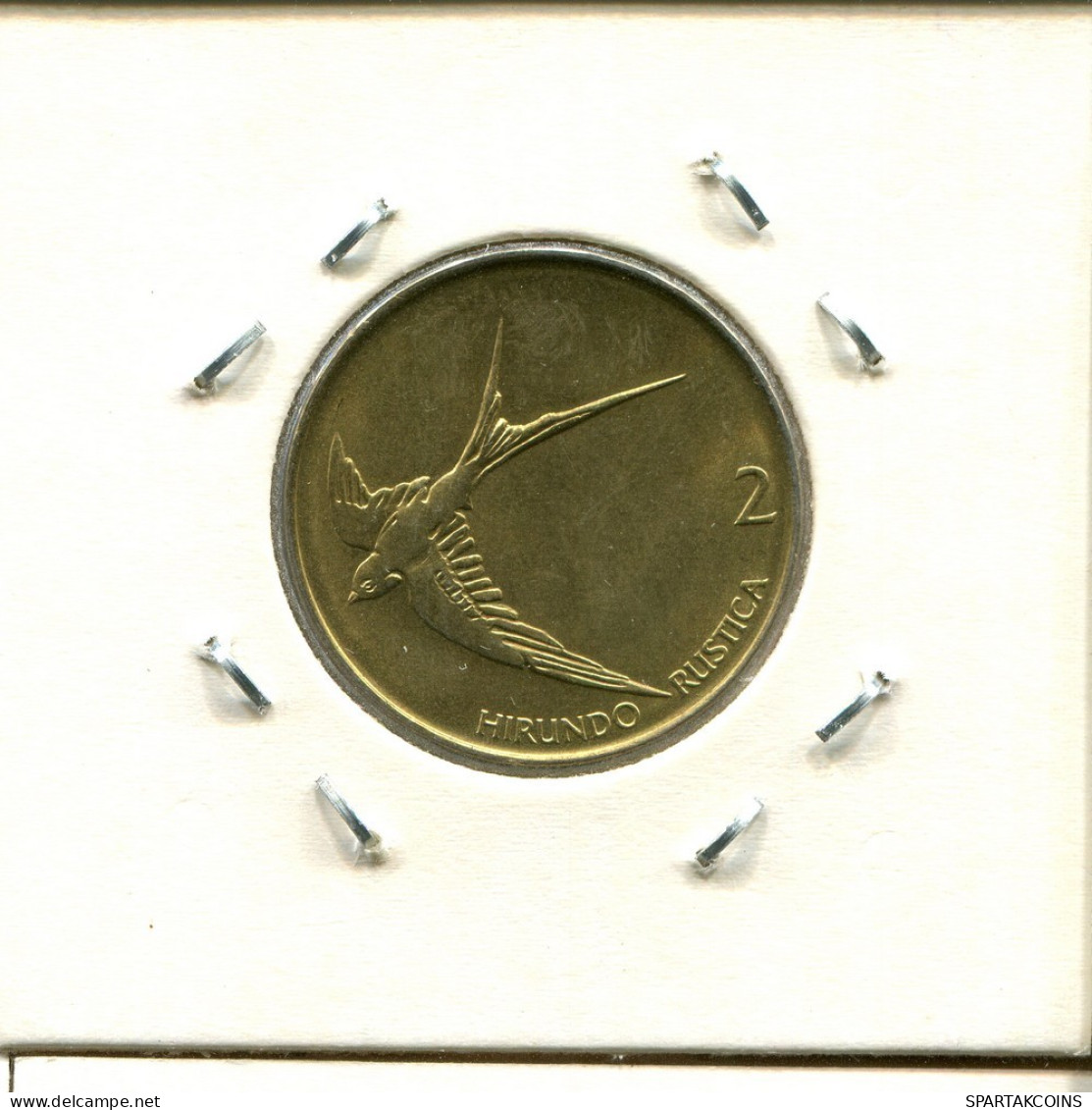 2 TOLARJA 1995 ESLOVENIA SLOVENIA Moneda #AS570.E.A - Slovénie