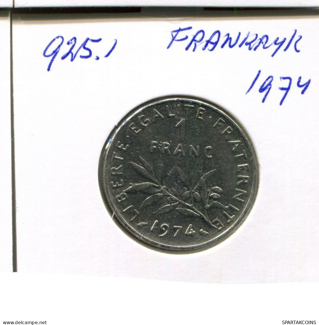 1 FRANC 1974 FRANCE Coin French Coin #AN316.U.A - 1 Franc