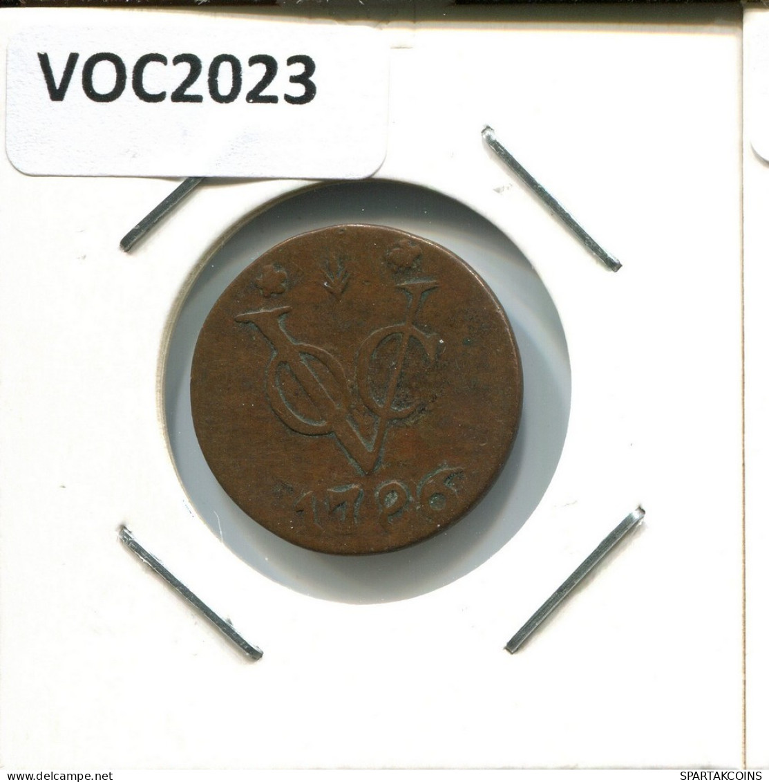 1786 GELDERLAND VOC DUIT NETHERLANDS INDIES Koloniale Münze #VOC2023.10.U.A - Niederländisch-Indien