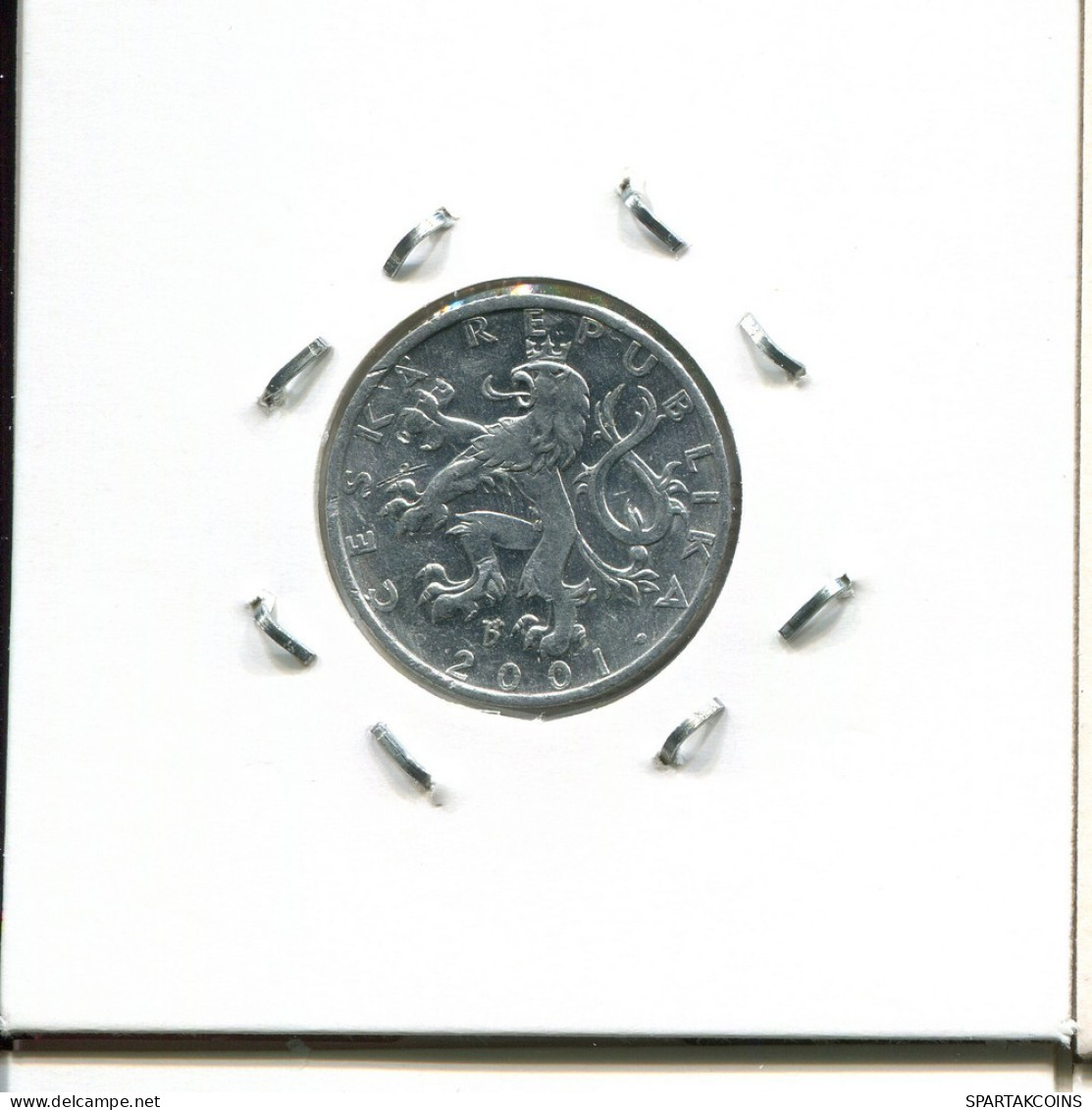 50 HELLER 2001 REPÚBLICA CHECA CZECH REPUBLIC Moneda #AP732.2.E.A - Tschechische Rep.