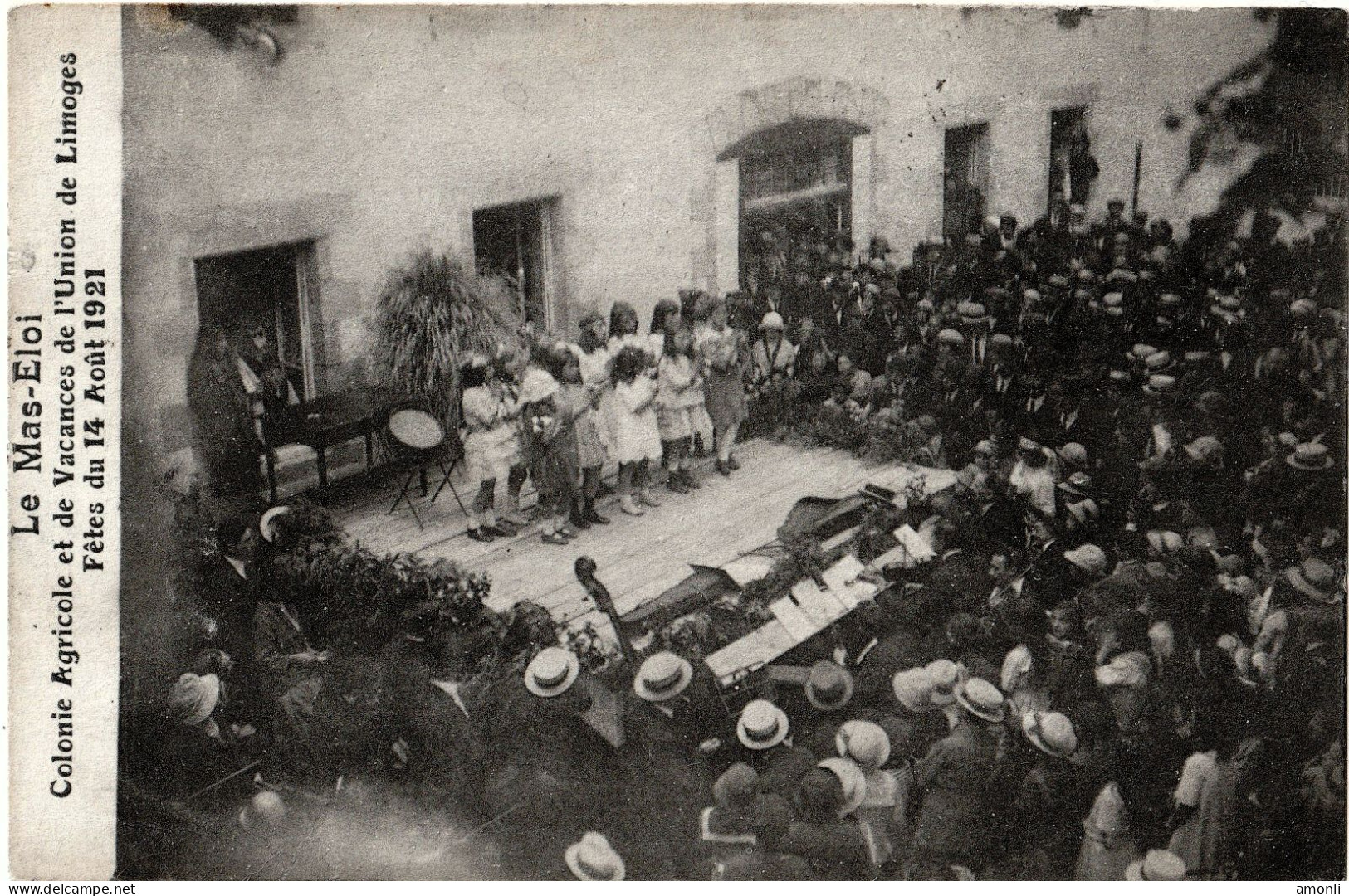 87. HAUTE-VIENNE - L'UNION. Colonie De Vacances Du MAS-ELOI. Fêtes Du 14 Août 1921. La Chorale. - Limoges