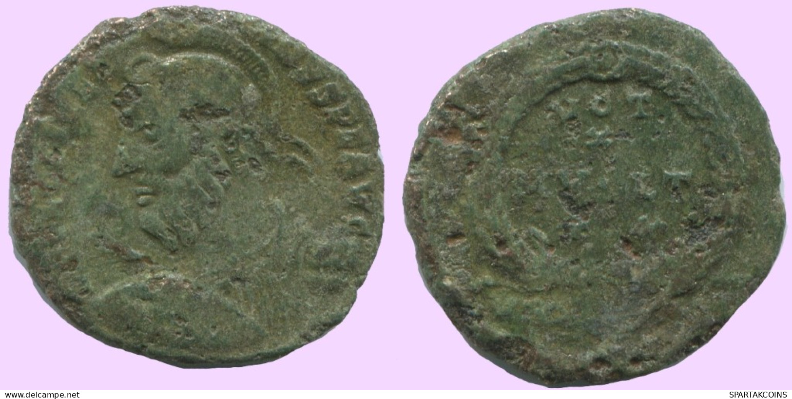 LATE ROMAN EMPIRE Follis Ancient Authentic Roman Coin 2.7g/19mm #ANT2109.7.U.A - La Caduta Dell'Impero Romano (363 / 476)