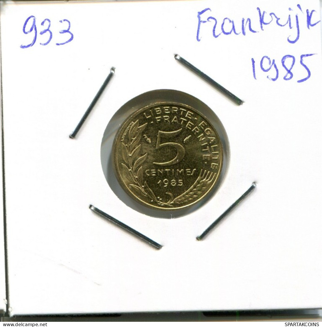 5 CENTIMES 1985 FRANCIA FRANCE Moneda #AN027.E.A - 5 Centimes
