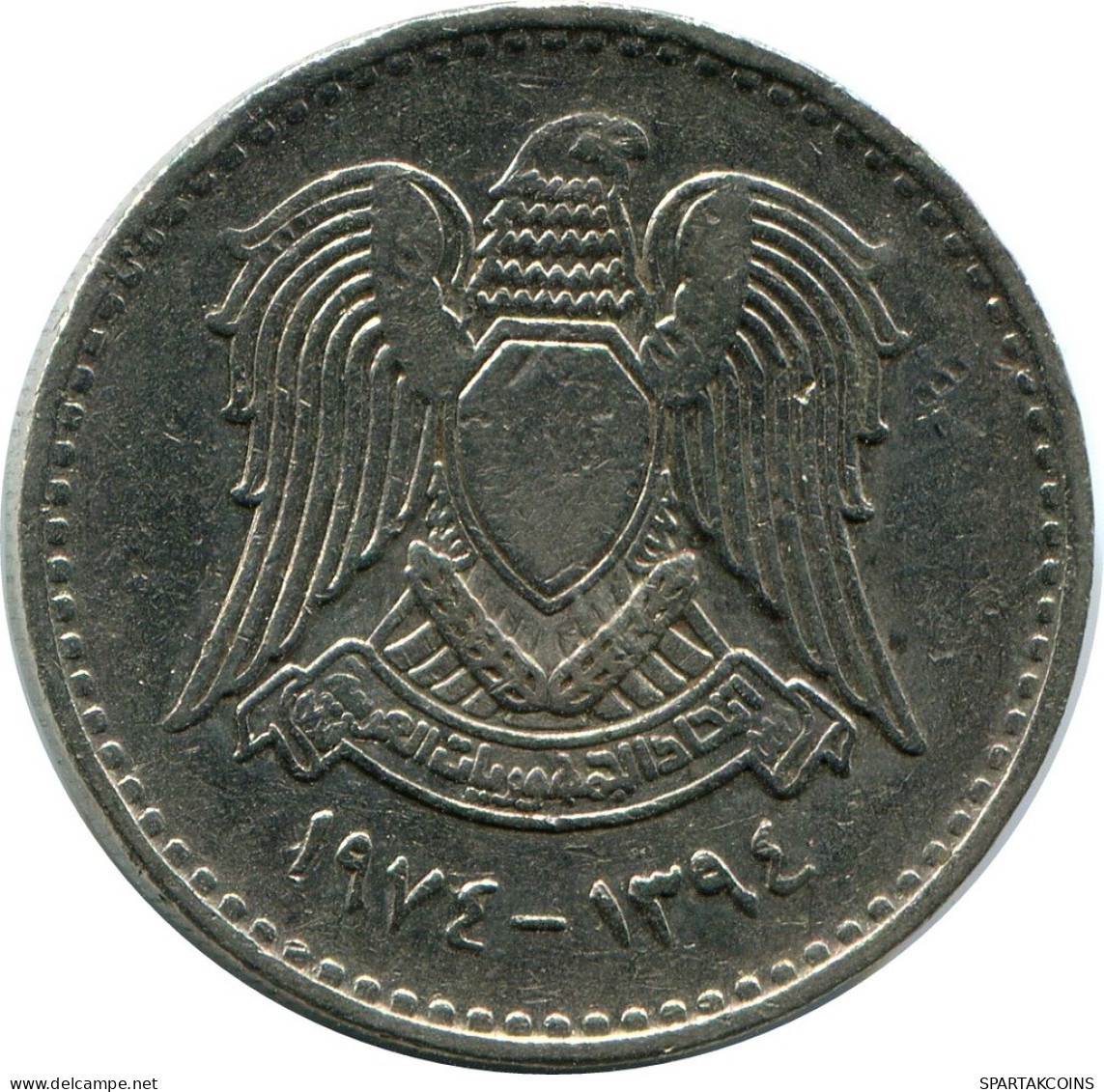 50 QIRSH 1974 SIRIA SYRIA Islámico Moneda #AZ219.E.A - Syria