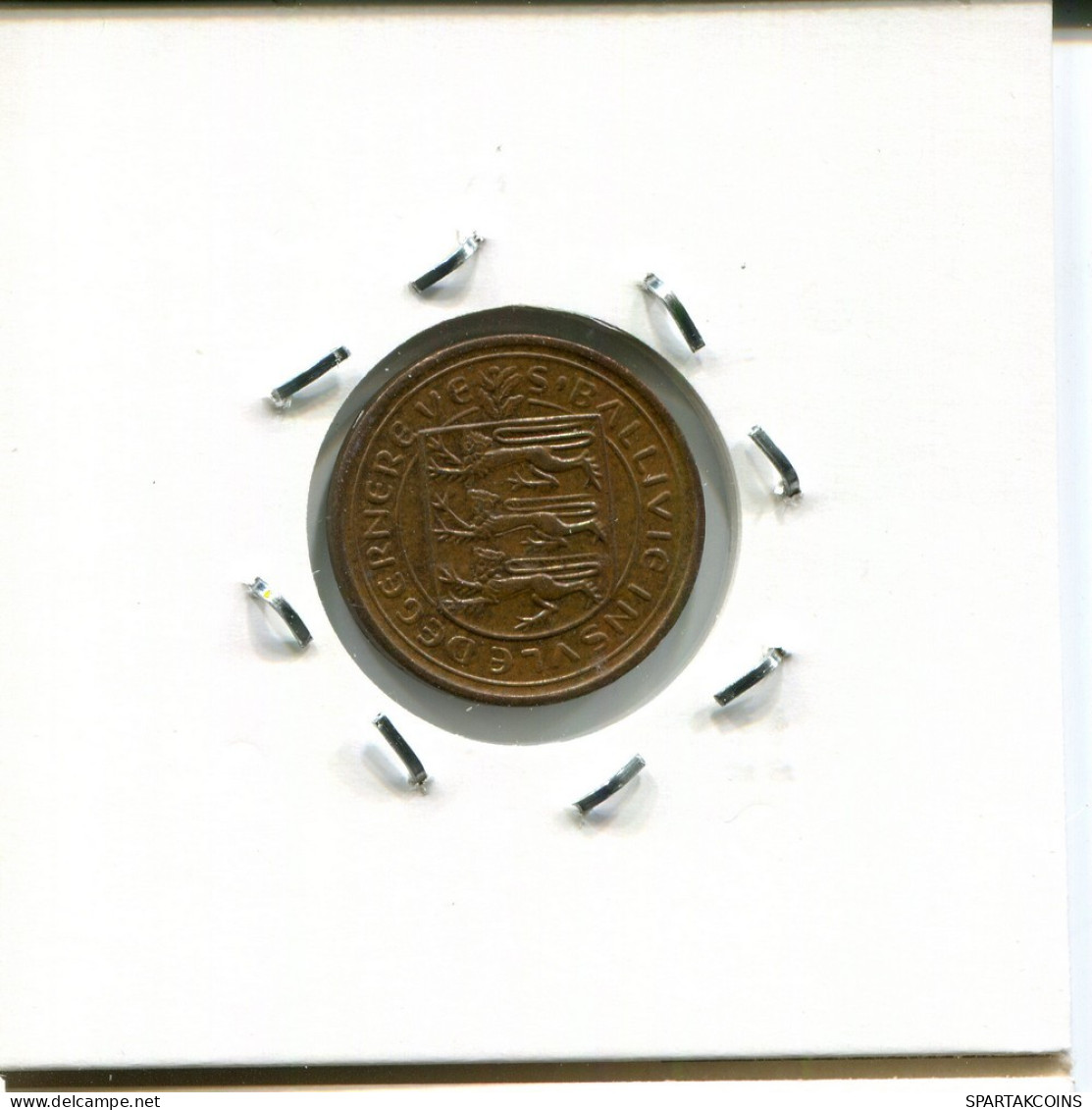 1/2 PENNY 1971 GUERNSEY Coin #AR568.U.A - Guernsey
