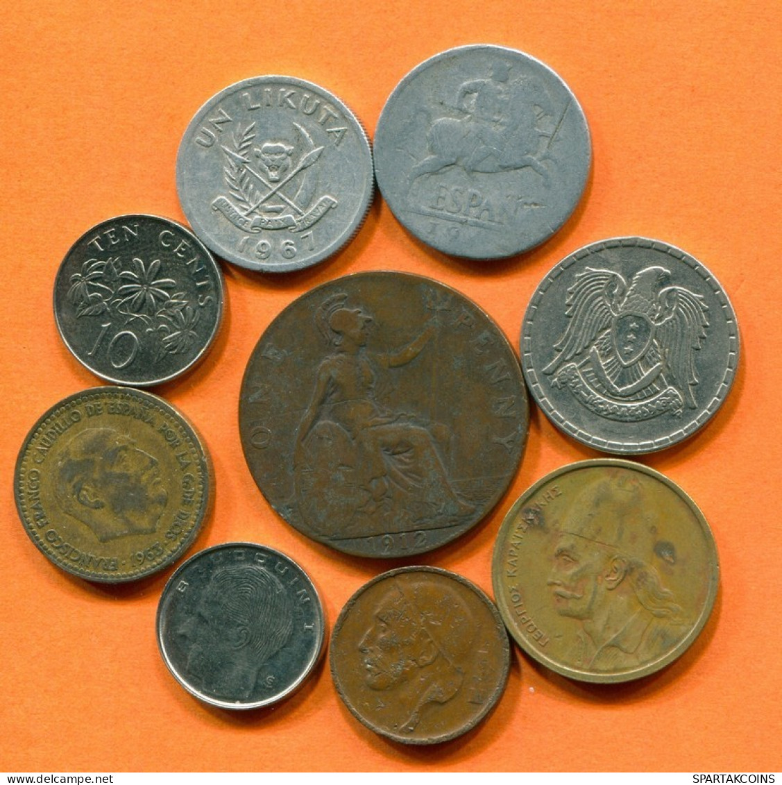 Collection MUNDO Moneda Lote Mixto Diferentes PAÍSES Y REGIONES #L10175.1.E.A - Autres & Non Classés