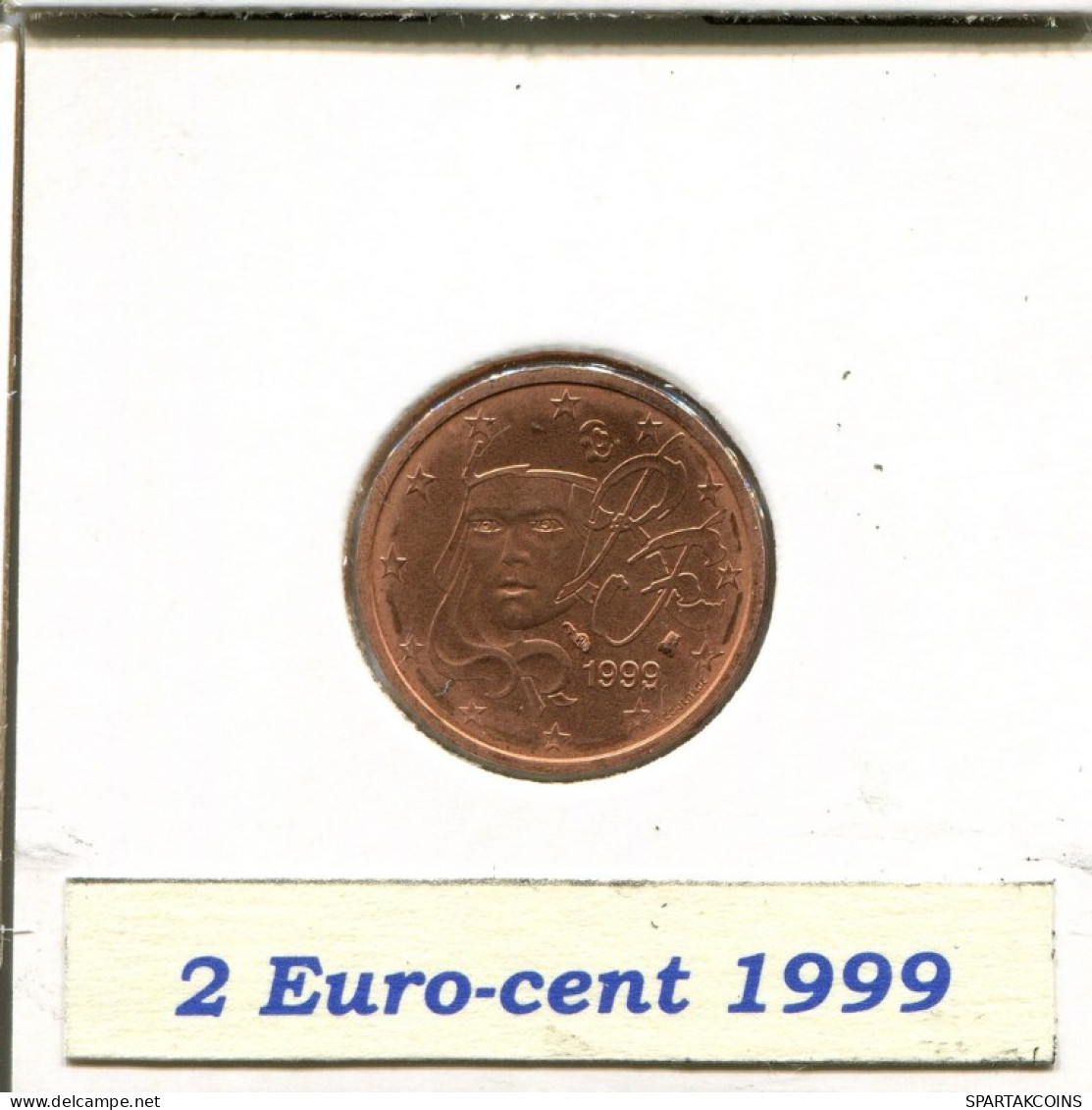 2 EURO-CENT 1999 FRANCIA FRANCE Moneda #AM463.E.A - France