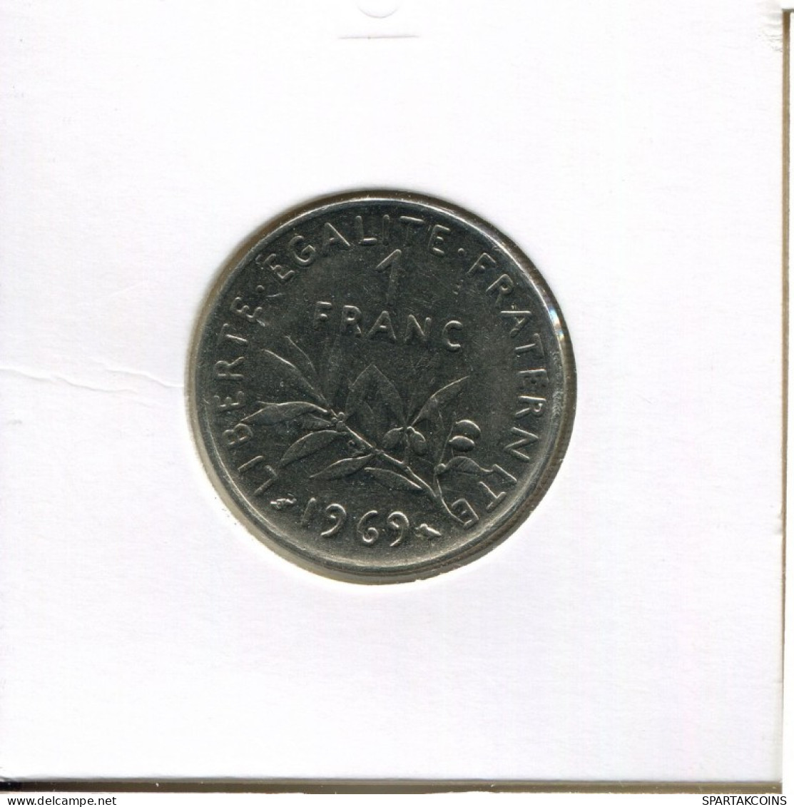 1 FRANC 1969 FRANKREICH FRANCE Französisch Münze #AK560.D.A - 1 Franc
