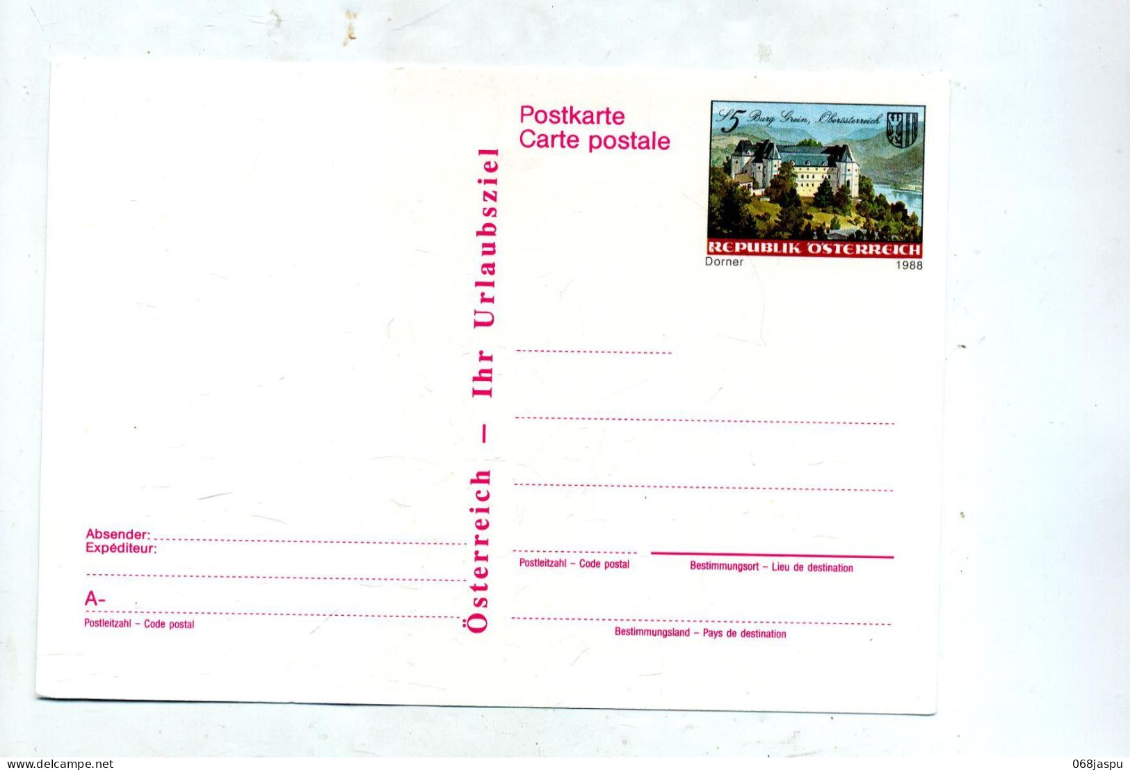 Carte Postale 5 Chateau Grein - Postkarten