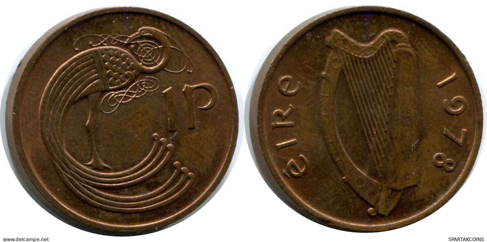 1 PENNY 1978 IRLANDE IRELAND Pièce #AX111.F.A - Irlande