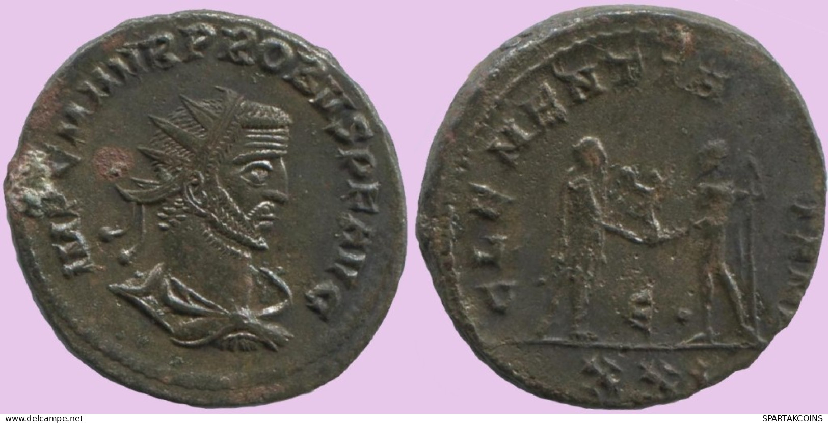 PROBUS ANTONINIANUS Siscia (E / XXI) AD 281 CLEMENTIA TEMP #ANT1900.48.U.A - Der Soldatenkaiser (die Militärkrise) (235 / 284)