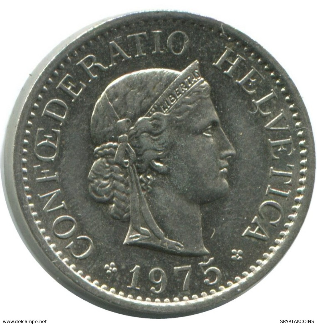 10 RAPPEN 1975 SWITZERLAND Coin HELVETIA #AD982.2.U.A - Otros & Sin Clasificación