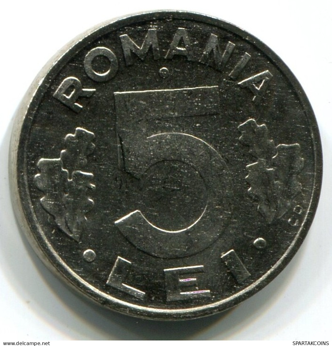 5 LEI 1992 ROMÁN OMANIA UNC Eagle Coat Of Arms V.G Mark Moneda #W11330.E.A - Roumanie