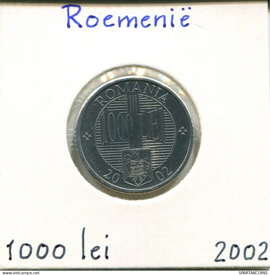 1000 LEI 2002 RUMÄNIEN ROMANIA Münze #AP699.2.D.A - Romania