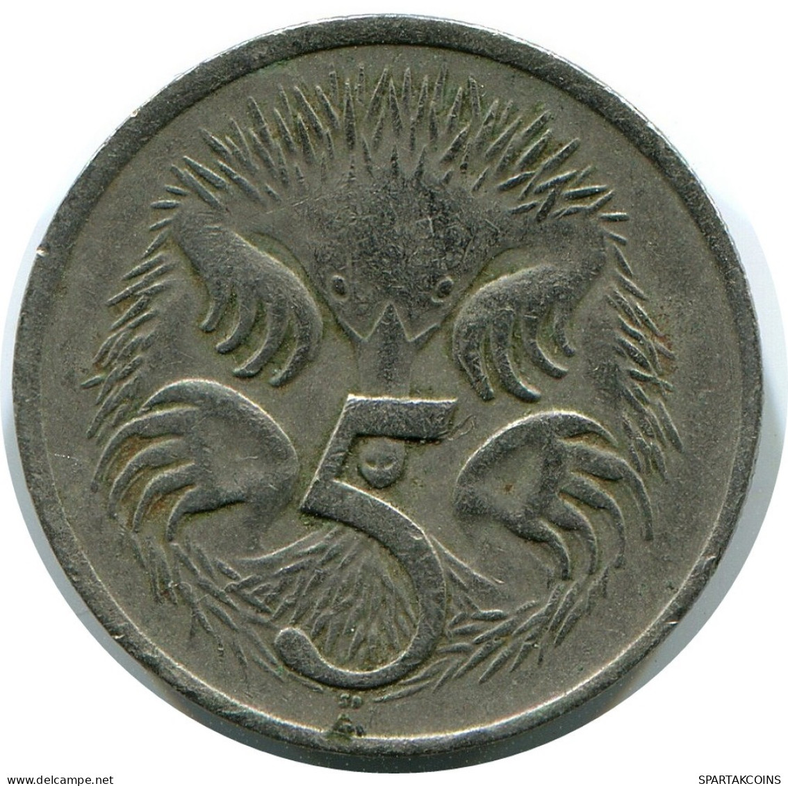 5 CENTS 1976 AUSTRALIEN AUSTRALIA Münze #AR907.D.A - 5 Cents