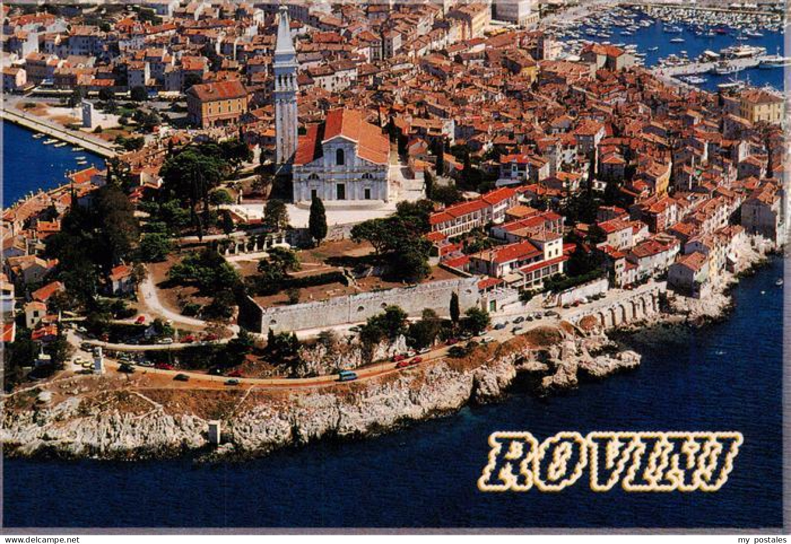 73946109 Rovinj_Rovigno_Istrien_Croatia Altstadt Kirche Hafen - Croatia