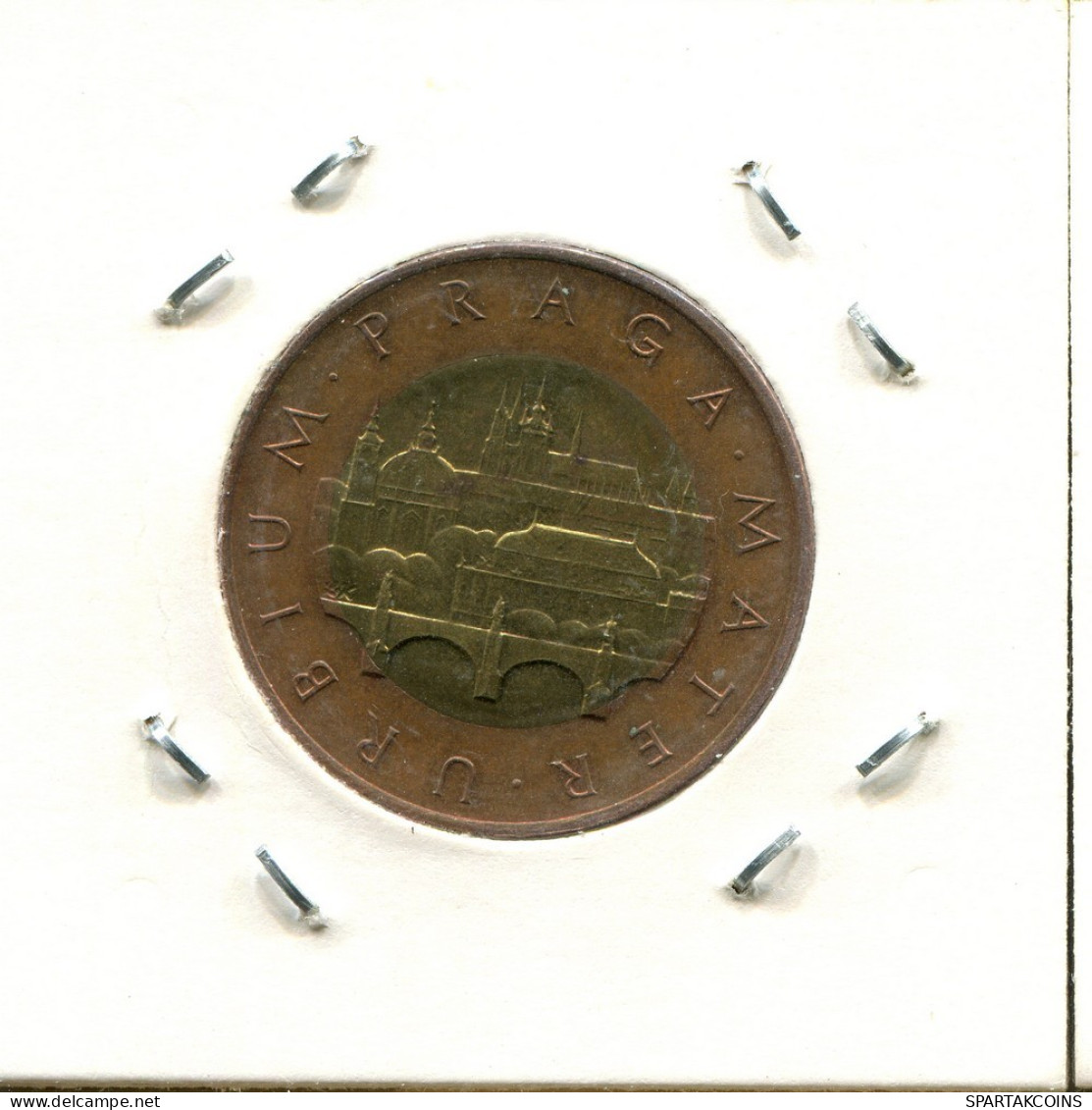 50 KORUN 1993 CZECHOSLOVAKIA BIMETALLIC Coin #AS541.U.A - Tchécoslovaquie