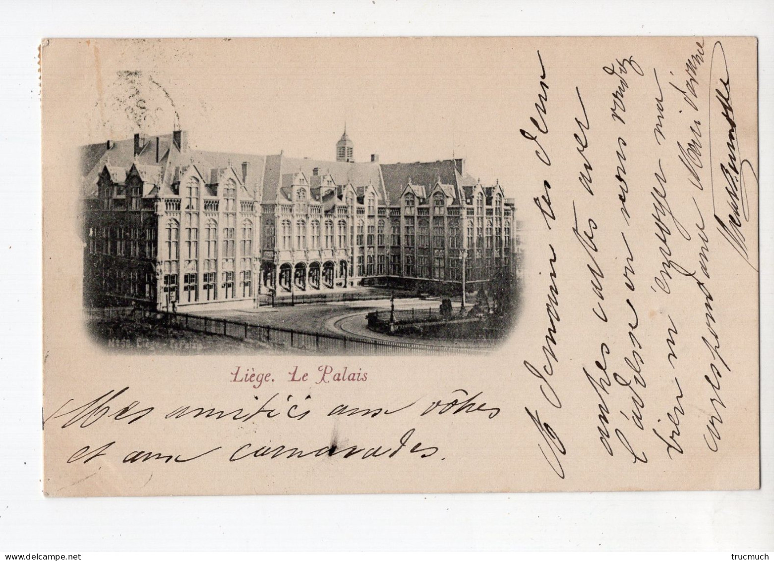 792 - LIEGE - Le Palais *1898* - Liège