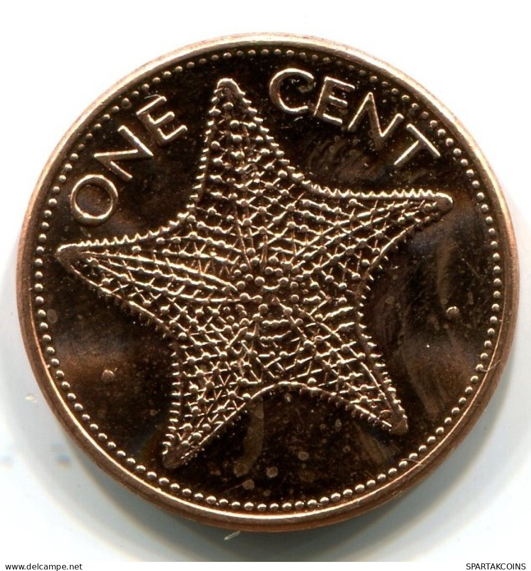 1 CENT 1998 BAHAMAS Pièce UNC STARFISH #W11465.F.A - Bahamas