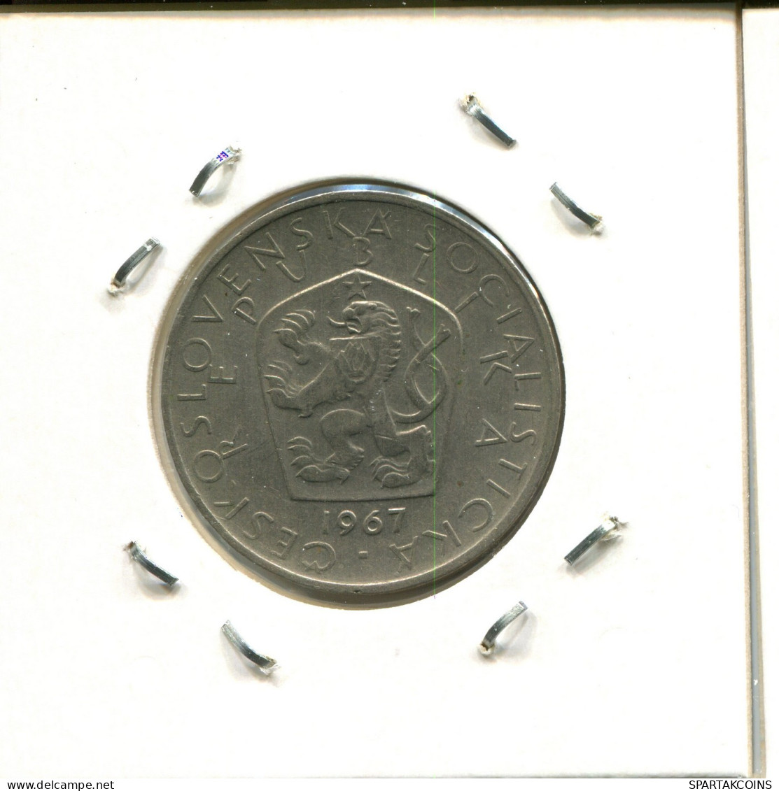 5 KORUN 1967 CZECHOSLOVAKIA Coin #AW847.U.A - Czechoslovakia