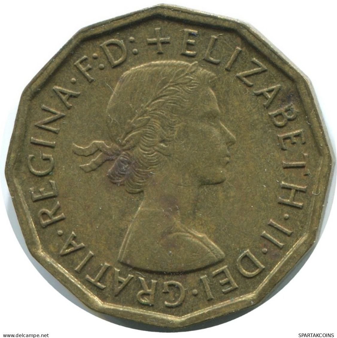 THREEPENCE 1964 UK GBAN BRETAÑA GREAT BRITAIN Moneda #AG937.1.E.A - F. 3 Pence