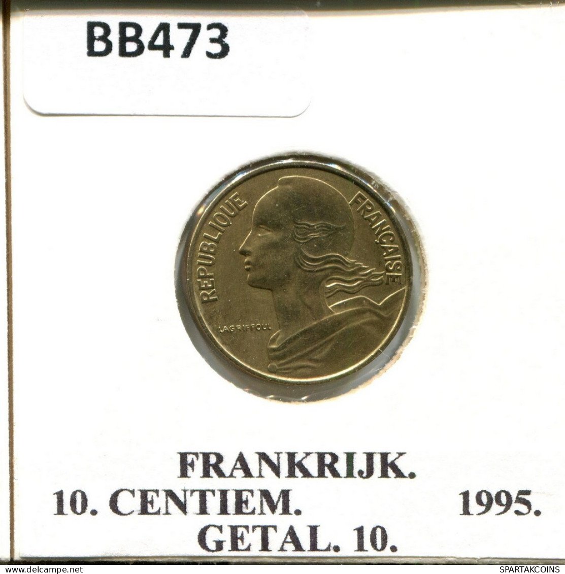 10 CENTIMES 1995 FRANKREICH FRANCE Französisch Münze #BB473.D.A - 10 Centimes