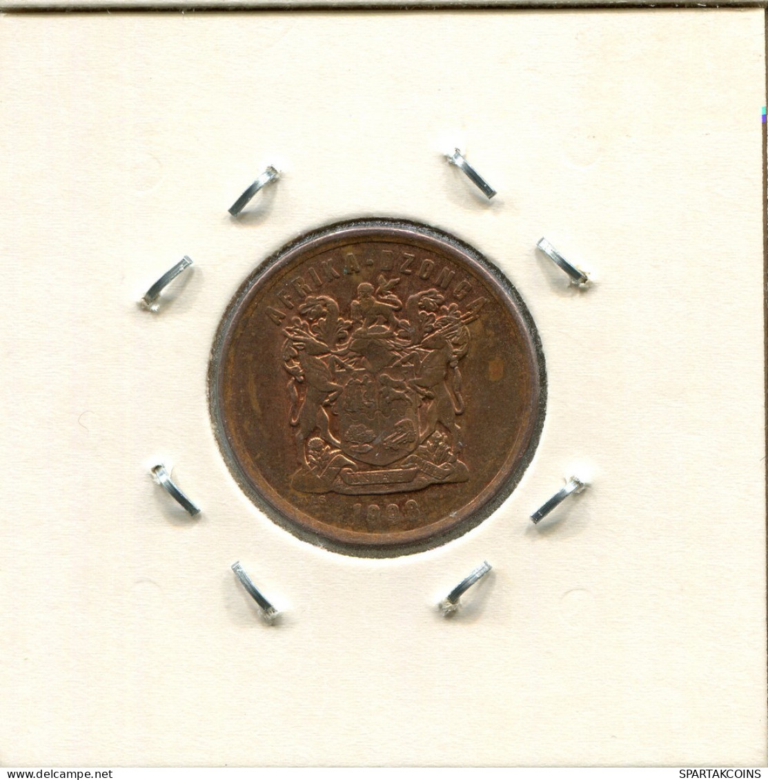 5 CENTS 1998 SUDAFRICA SOUTH AFRICA Moneda #AS301.E.A - Afrique Du Sud