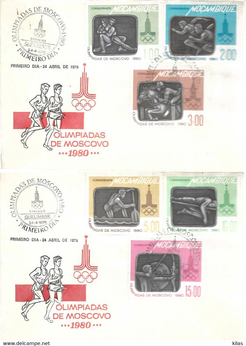 MOZAMBIQUE 1980 Olympic Games Moscow FDC - Mozambico