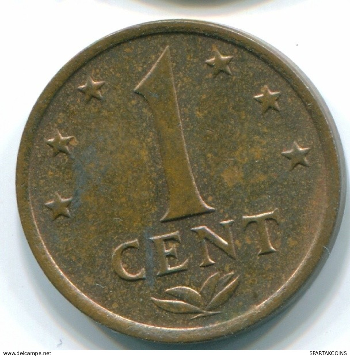 1 CENT 1974 NETHERLANDS ANTILLES Bronze Colonial Coin #S10660.U.A - Niederländische Antillen