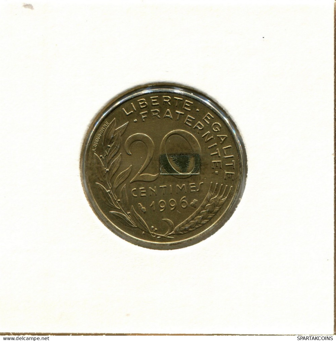 20 CENTIMES 1996 FRANCE Coin #BB512.U.A - 20 Centimes
