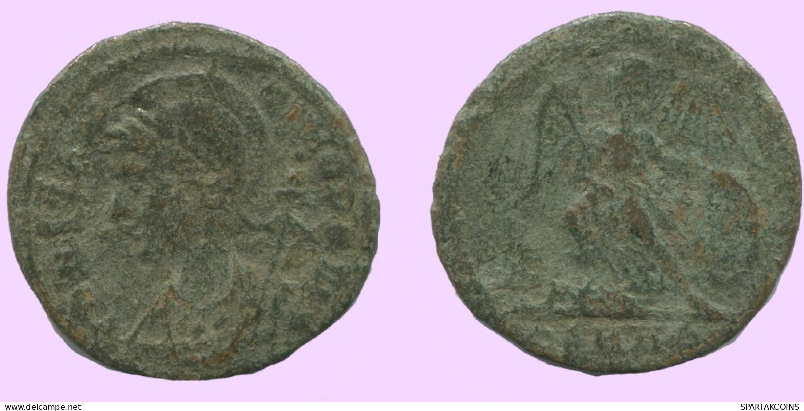 LATE ROMAN IMPERIO Follis Antiguo Auténtico Roman Moneda 1.8g/17mm #ANT2092.7.E.A - The End Of Empire (363 AD To 476 AD)