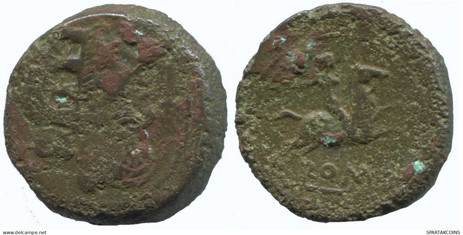 HORSEMAN Authentique Original GREC ANCIEN Pièce 6.6g/20mm #NNN1154.9.F.A - Griechische Münzen