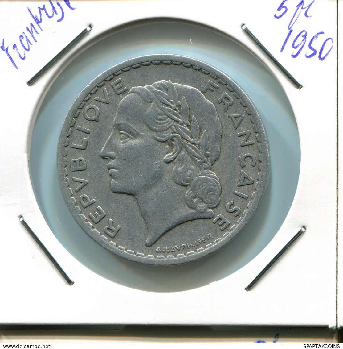 5 FRANCS 1950 FRANCE French Coin #AP024.U.A - 5 Francs